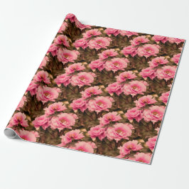 Pink  Peony Flower Geschenkpapier