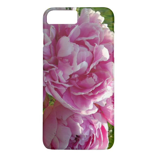 Pink Peony Foto Hütte Bauernhof Blumengarten Case-Mate iPhone Hülle (Rückseite)