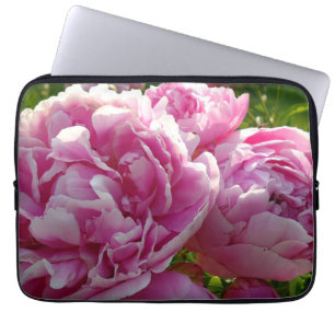 Pink Peony Foto Hütte Bauernhof Blumengarten Laptopschutzhülle