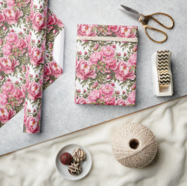 Pink Peony  Geschenkpapier