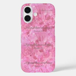 Pink Peony iPhone Case-A Friend Loves At All Times 16 Hülle