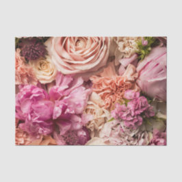 Pink Peony Rose Floral Background Tissue Paper Seidenpapier