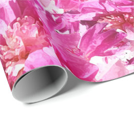 Pink Peonys Blume Wrapping Paper Geschenkpapier