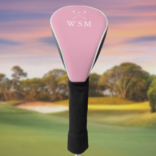 Pink Personalisiert Monogram Golf Clubs Golf Headcover