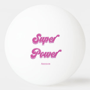 Pink Personalisiert Ping Pong Balls Super Power Tischtennisball