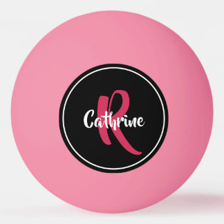 Pink Personalisiert Pong Ball Tischtennisball
