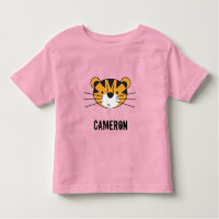 Pink Personalisiert Tiger Illustration