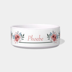 Pink Personalisierte Blumenschale Napf