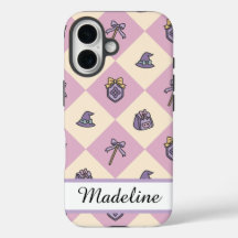 Pink Personalized Girly Checkered