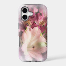 Pink Peruvian Lilies floral Handy Fall