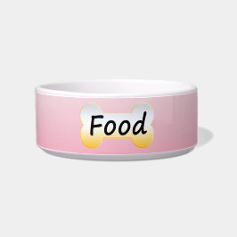 Pink Pet Keramik Food Bowl Napf