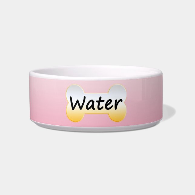 Pink Pet Keramik Wasserkasten Napf (Vorderseite)