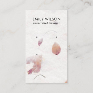 PINK PETAL HANDMADE PAPIER 2 STUDIERENDE ANGABE VISITENKARTE