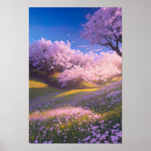 Pink Petal Paradise Poster
