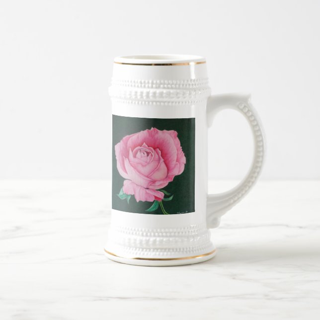 Pink Petals Stein Bierglas (Rechts)