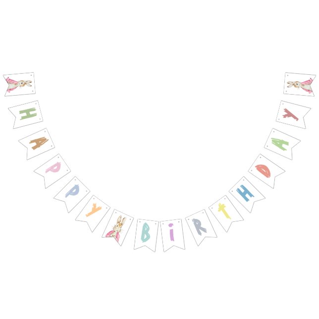 Pink Peter der Kaninchen Wimpelkette (Alle)