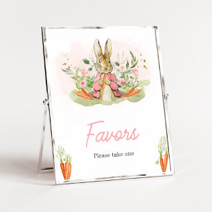 Pink Peter Rabbit Kinderduschfavoriten Poster