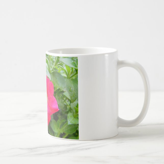 Pink-Petunia-Blume Kaffeetasse (Rechts)