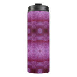 Pink Petunia Ikat 3 Thermosbecher