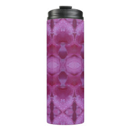 Pink Petunia Ikat Too Thermosbecher