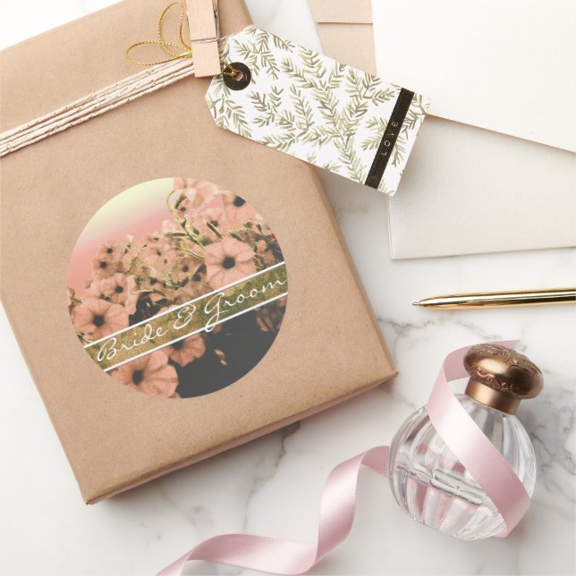 Pink Petunia Stickers (Schenken)