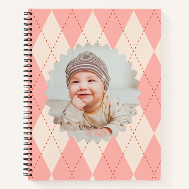 Pink Photo Journal Notizbuch (Vorderseite)