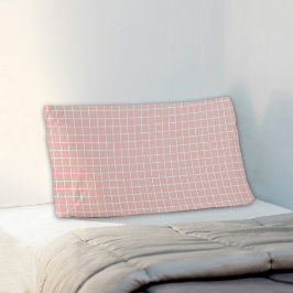 Pink Piaid Pattern Pillowcase Kissenbezug