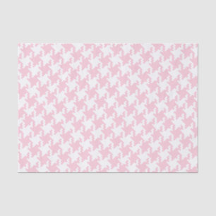 Pink Pied-De-Poule-Muster - Benutzerdefinierter Hi Seidenpapier