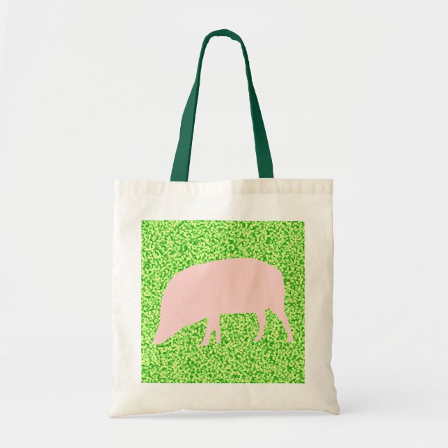 Pink Pig Budget Totbeutel Tragetasche (Vorne)