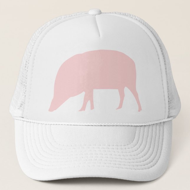 Pink Pig Hat Truckerkappe (Vorderseite)