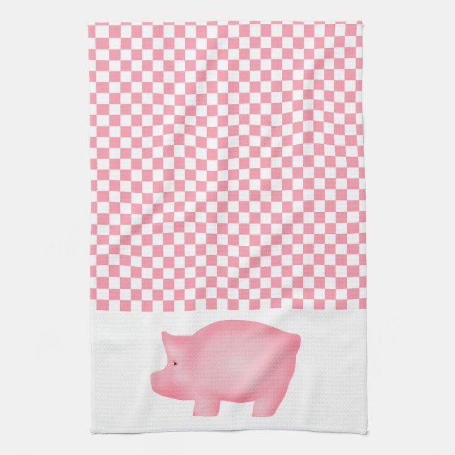 Pink Pig Küchentuch (Vertikal)