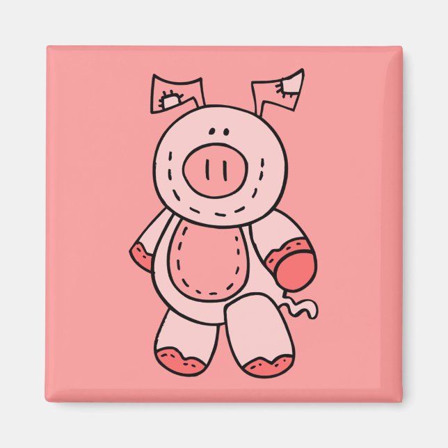 Pink Pig Magnet (Vorne)