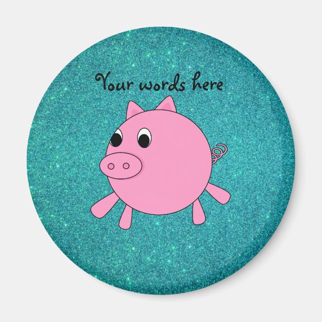 Pink pig magnet (Vorne)