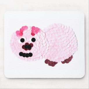 Pink Pig Mousepad