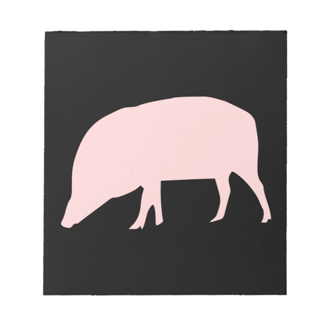 Pink Pig Notepad Notizblock (Vorderseite)