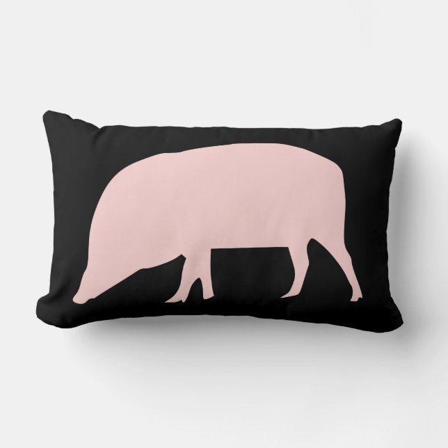 Pink Pig Pillow Lendenkissen (Vorderseite)
