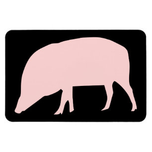 Pink Pig Premium Magnet