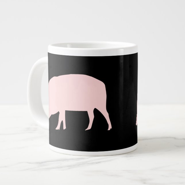 Pink Pig Tasse (Vorderseite Links)