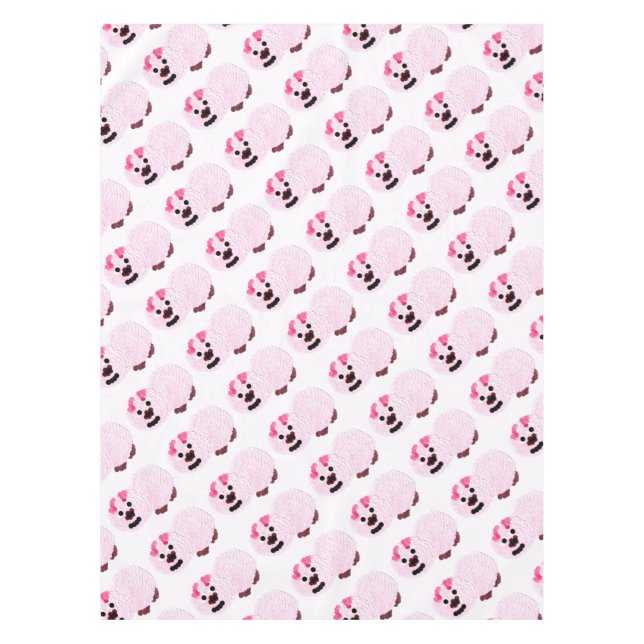 Pink Pig Tischdecke (Vorderseite)
