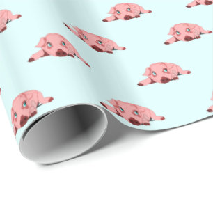 Pink Pig Wrapping Paper - Ihre Farben Geschenkpapier