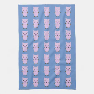 Pink Piggy Geschirrtuch