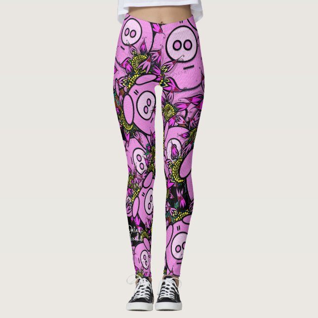 Pink Piggy Leggings (Vorderseite)