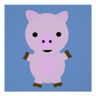 Pink Piggy Poster
