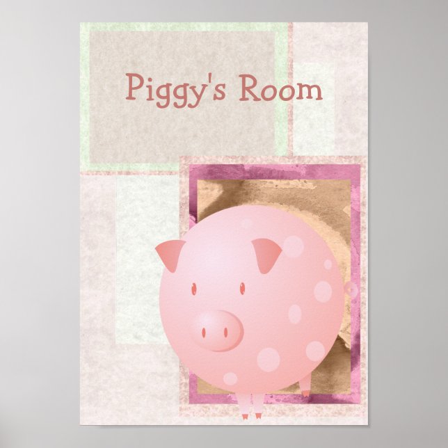 Pink Piggy Poster (Vorne)