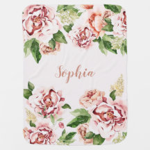 Pink-Pink-Blume-Mädchen Name Baby