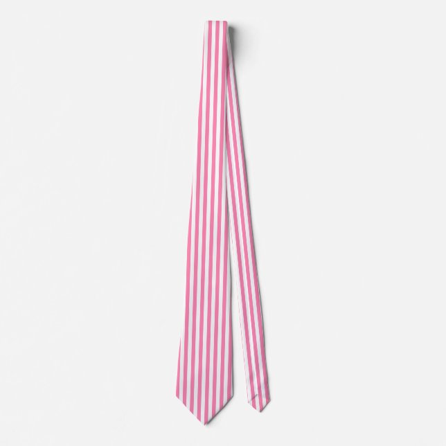 Pink Pinstripe Krawatte (Vorderseite)