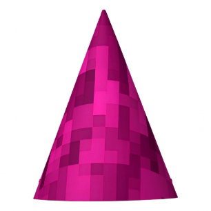 Pink-Pixel-Party Partyhütchen