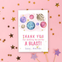 Pink Planets Space Geburtstagsparty