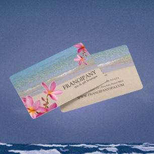 Pink Plumeria Beach Spa Resort Boutique B&B Visitenkarte
