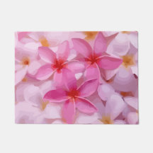 Pink Plumeria Blume Pattern